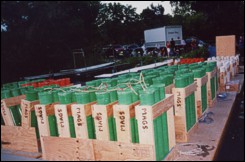 Barge loaded